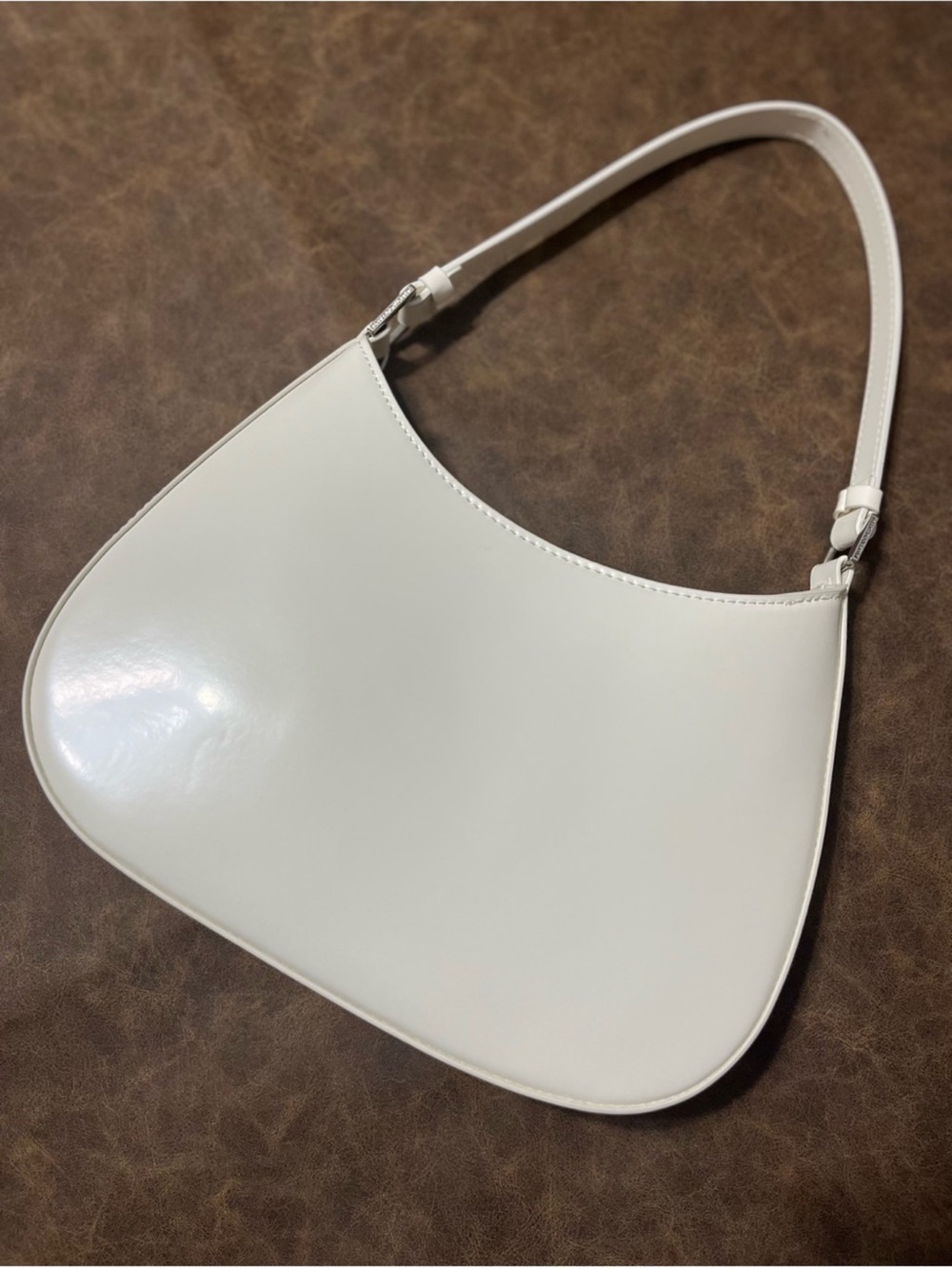 Valentino Orlandi White Patent Leather Shoulder Bag - Picture 3 of 5